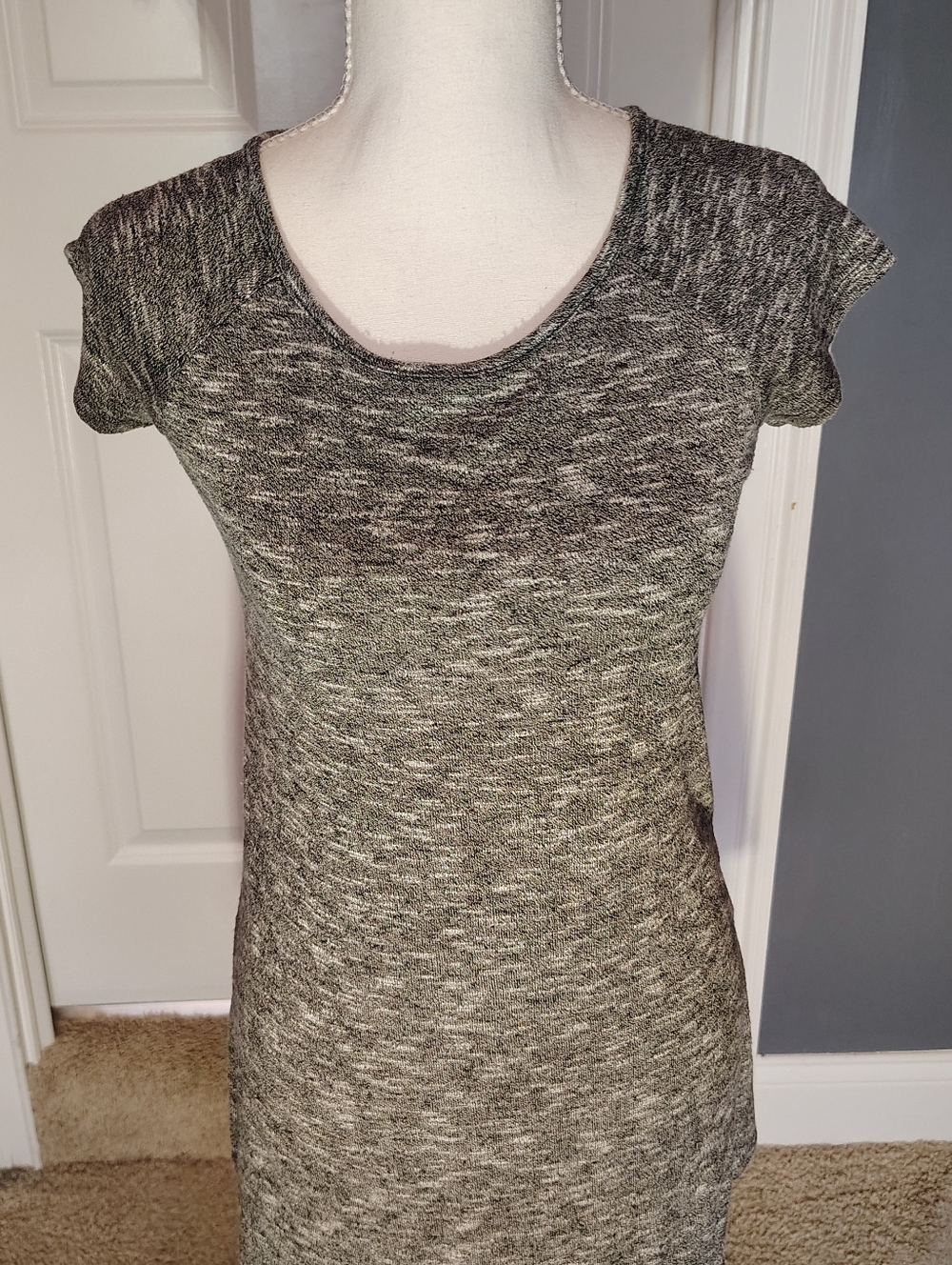 Love, Fire Gray Space‎ Dye Short Sleeve Mini Dress Girls Size 12